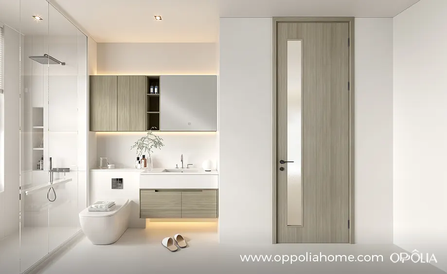 Gray Oak WPC Interior Door - YDM002D