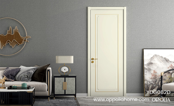 Matte Ivory White Painting Wood Door YDG091D