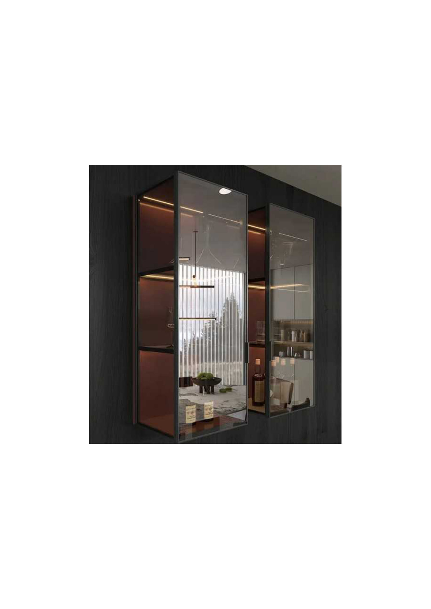 Illuminated Glass Display Cabinet