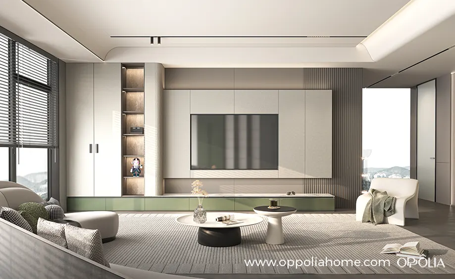 Milight Series Beige Green Seamless Whole House Interior Design - OB24AP08