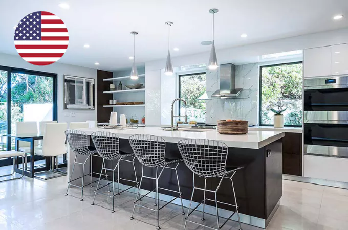 America Kitchen Bathroom Project in Sun Valley, Los Angeles
