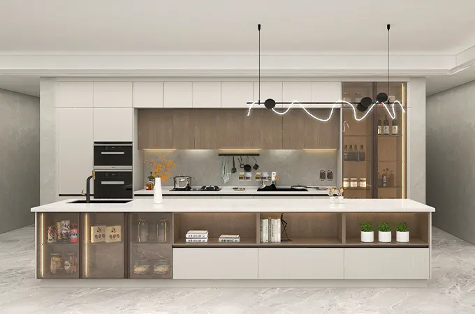 Cream Beige Custom Cabinets Project in Pretoria, South Africa