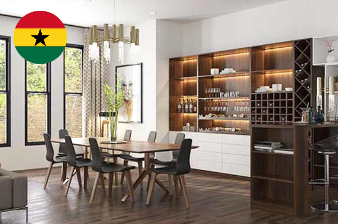 Custom Home Furnishing Villa Project in Ghana