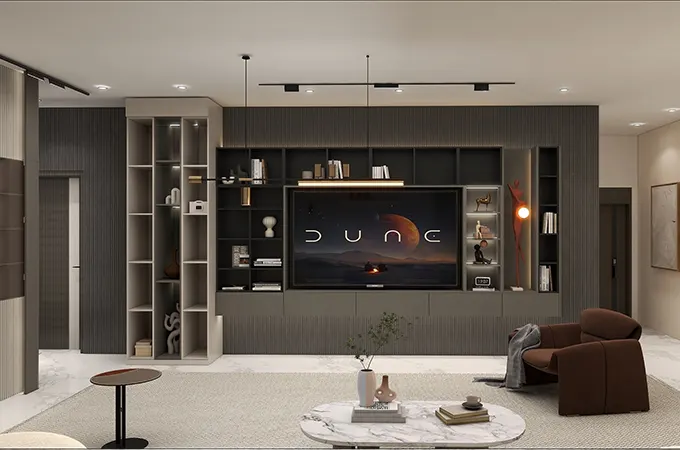 Modern Beige Whole-House Customization Project in Kinshasa, Congo