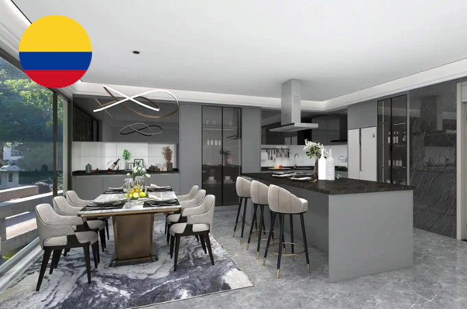 Whole House Customized Modern Style Design, Bogota, Colombia